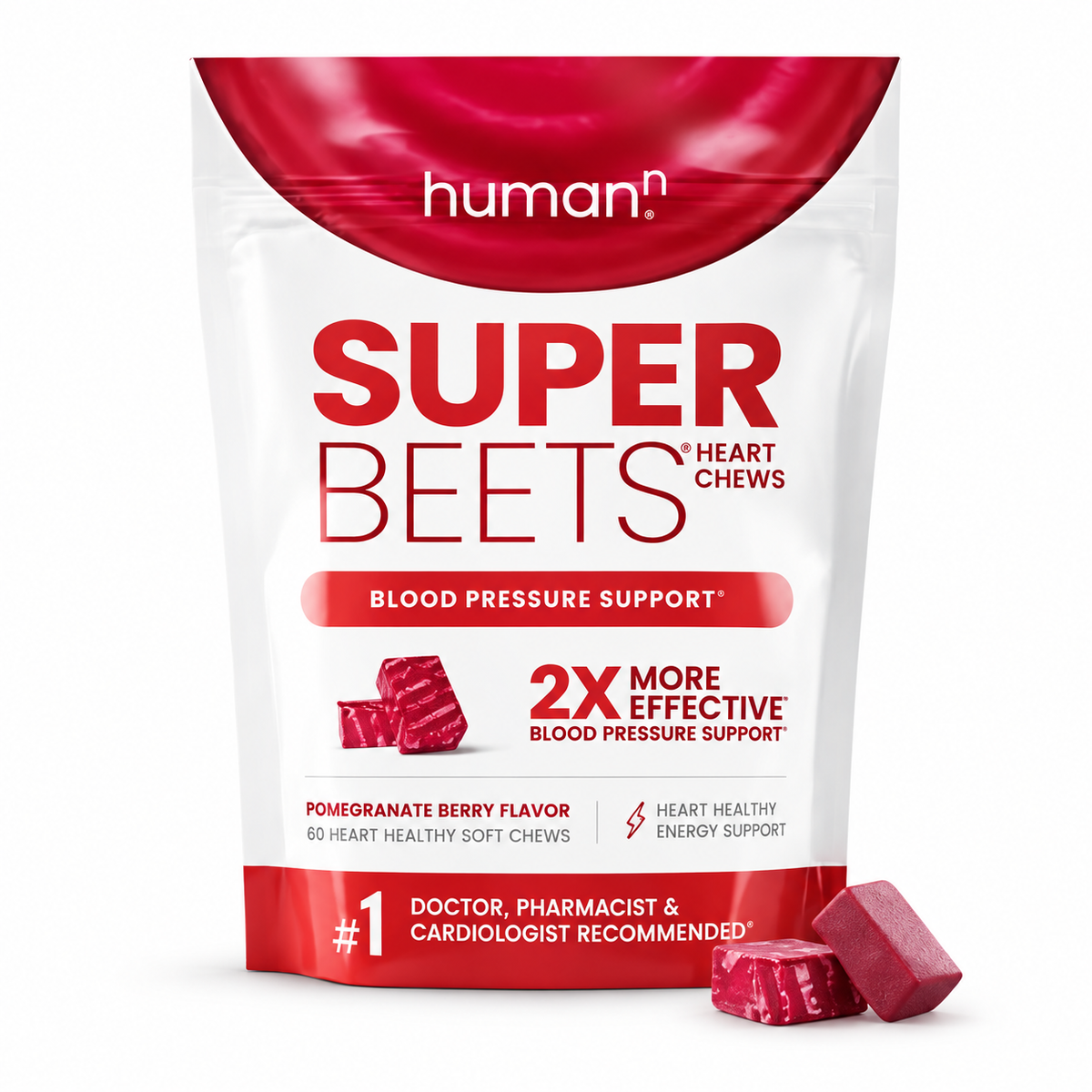 humanN SuperBeets Heart Chews 60 count product