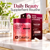 Cata-Kor daily beauty supplement routine