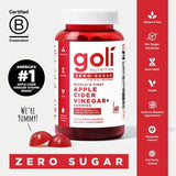 Goli Zero Sugar Apple Cider Vinegar+ Gummies, 60 gummies