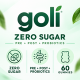 Goli Pre+Post+Probiotics Gummies product facts