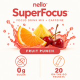 nello SuperFocus Fruit Punch product facts