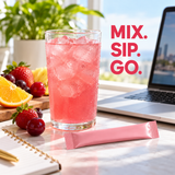 Fruit punch drink mix routine illustration