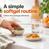 Pumpkin seed oil softgel routine