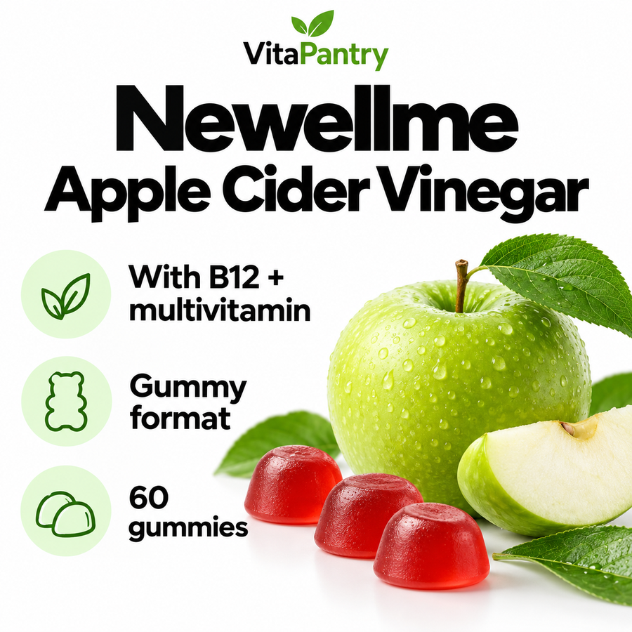 Newellme apple cider vinegar gummy facts