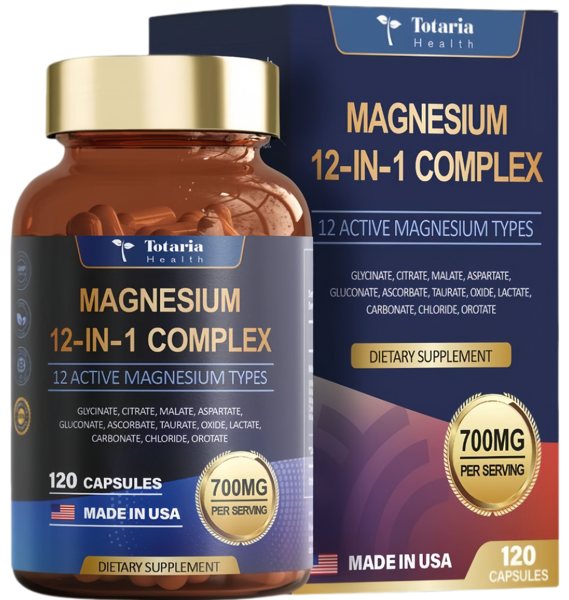 Totaria Magnesium 12-in-1 Complex 120 capsules product