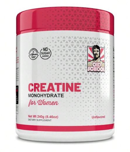 Old School Labs Creatine Monohydrate for Women, unflavored, 8.46 oz