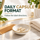 Daily capsule format and label directions