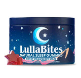 LullaBites Natural Sleep Gummies, strawberry, 60 gummies