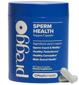 O Positiv Preggo Sperm Health Support Capsules, 60 vegan capsules