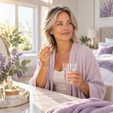 O Positiv MENO Menopause Vitamin Capsules – 60 Vegan Capsules daily routine illustration