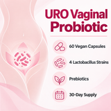 O Positiv URO Vaginal Probiotic Capsules – 60 Vegan Capsules factual details