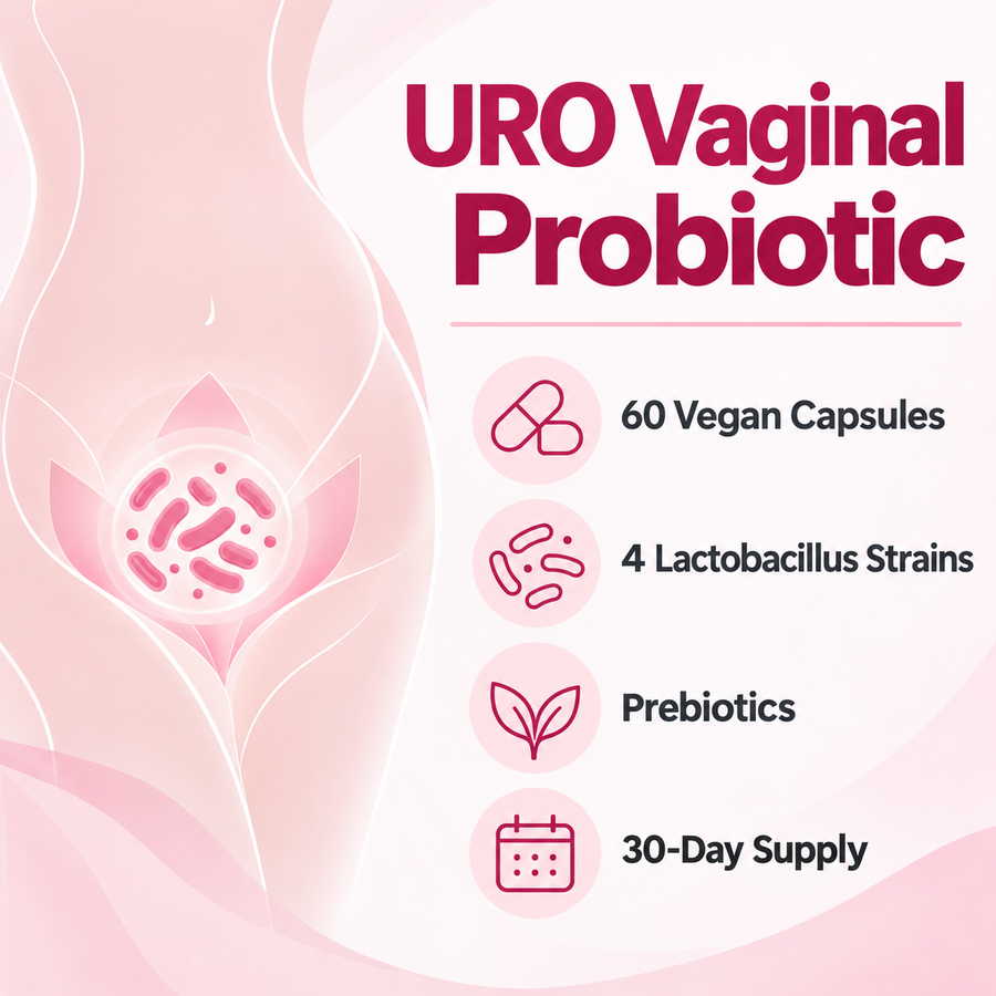 O Positiv URO Vaginal Probiotic Capsules – 60 Vegan Capsules factual details