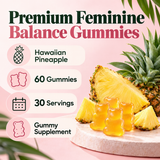 Vital Source Nutrition Premium Feminine Balance Gummies – Hawaiian Pineapple, 60 Gummies factual details