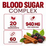 Toplux Nutrition Blood Sugar Complex – 940 mg, 60 Capsules factual product information
