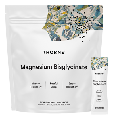 Thorne Magnesium Bisglycinate – 30 Travel Packs