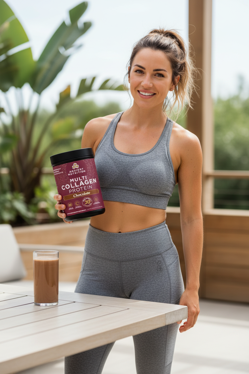 UGC fitness chocolate shake