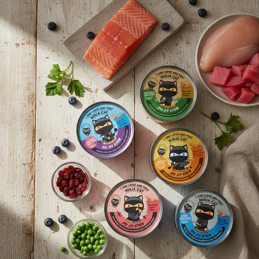 UGC Flat Lay Cat Food