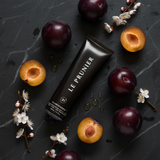 UGC flat lay plum plumscreen luxury skincare