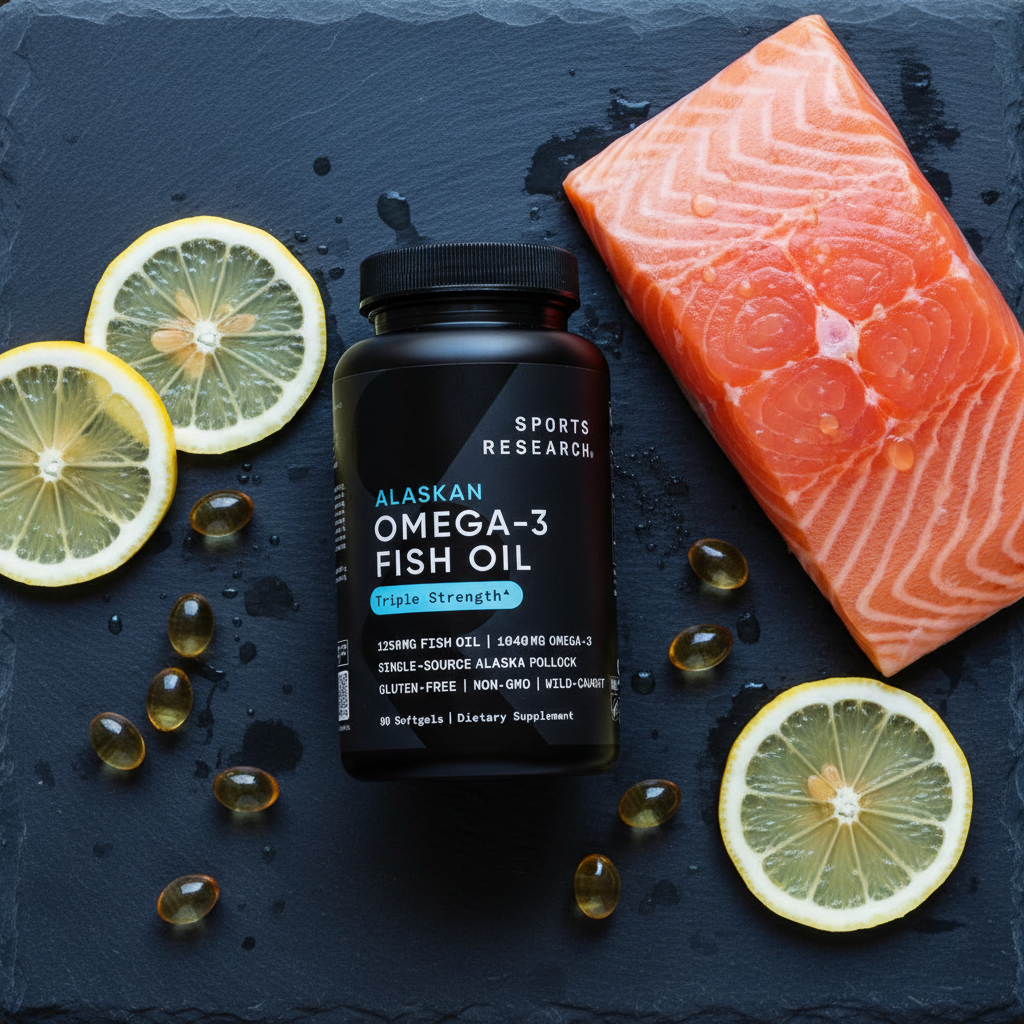 UGC flat lay salmon omega-3