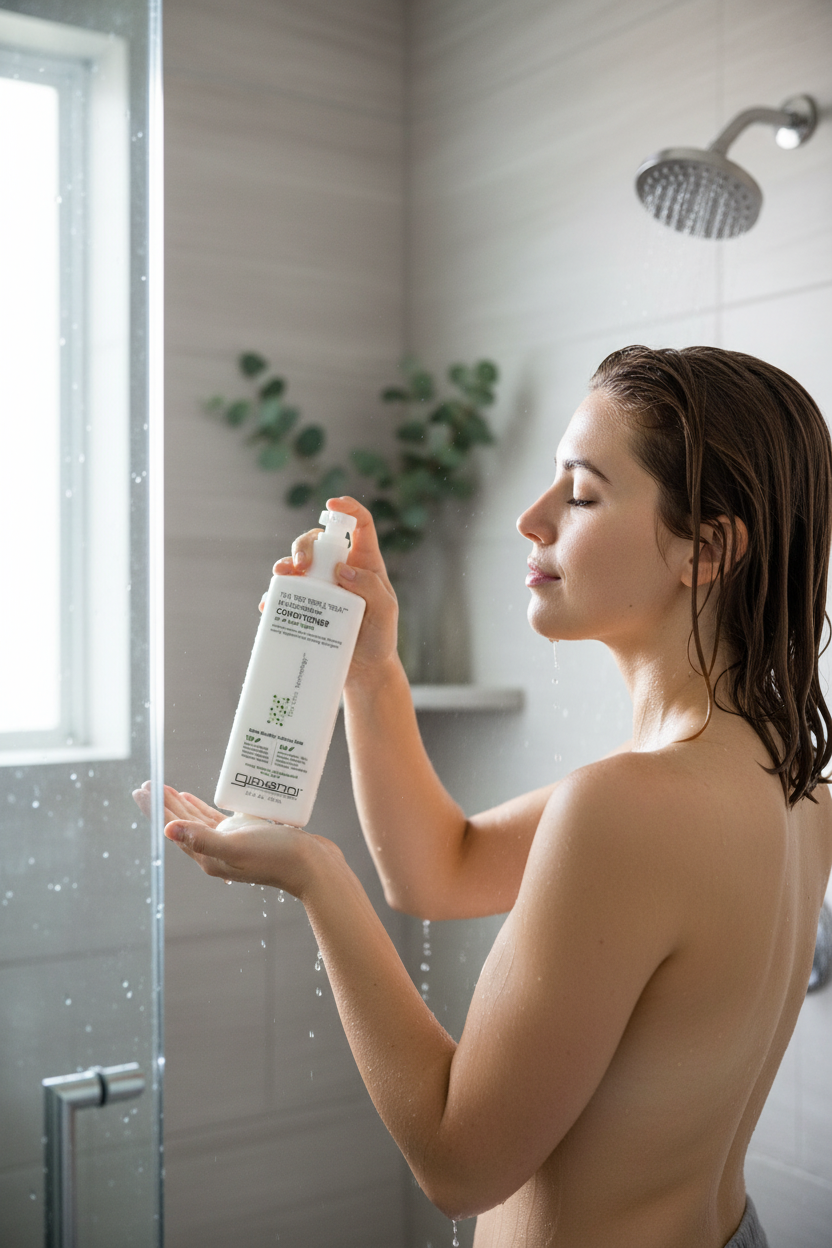 UGC lifestyle Giovanni conditioner shower