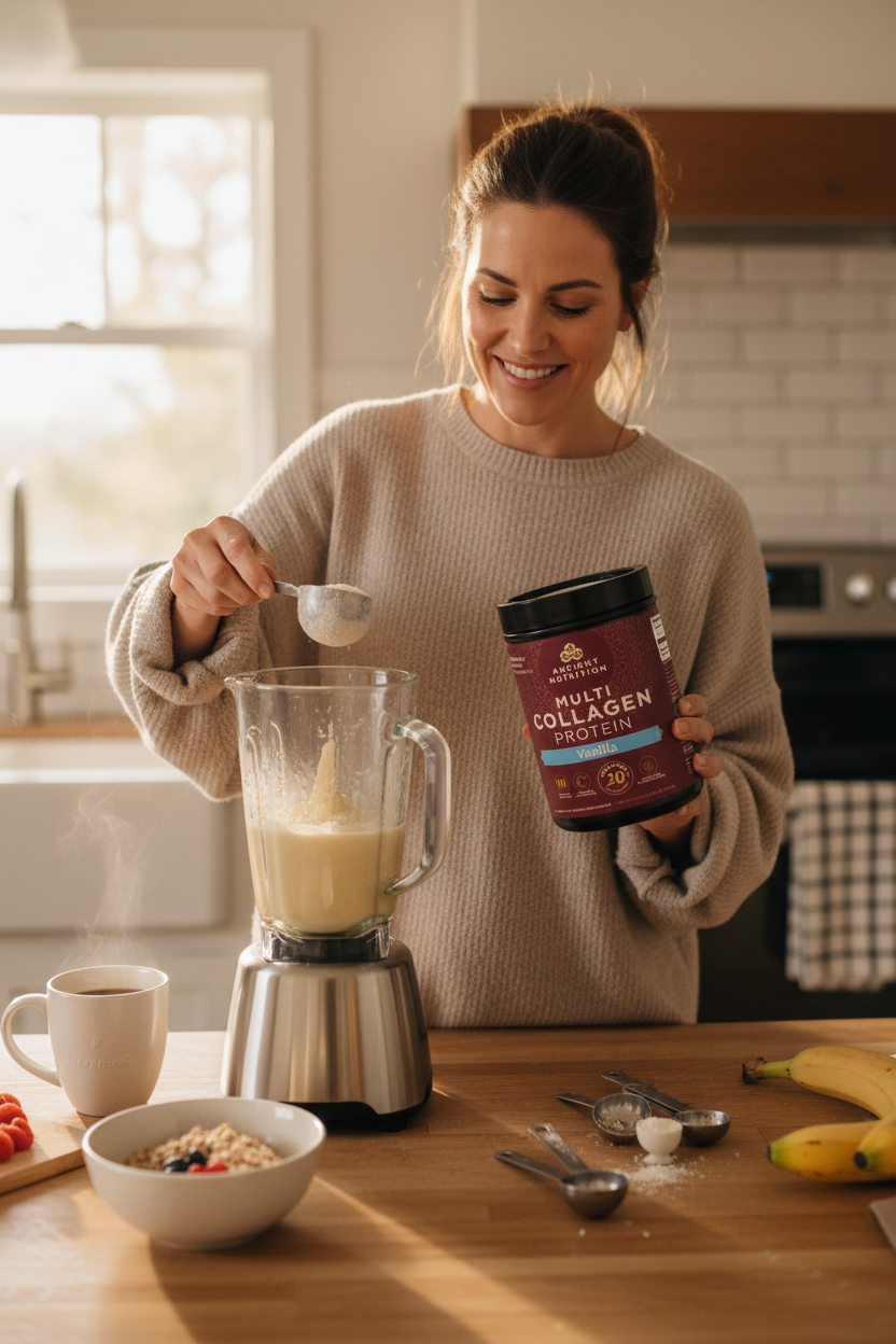 UGC lifestyle smoothie kitchen