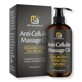 M3 Naturals Anti-Cellulite Massage Oil – Collagen & Stem Cell Infused, 240 mL — additional product view