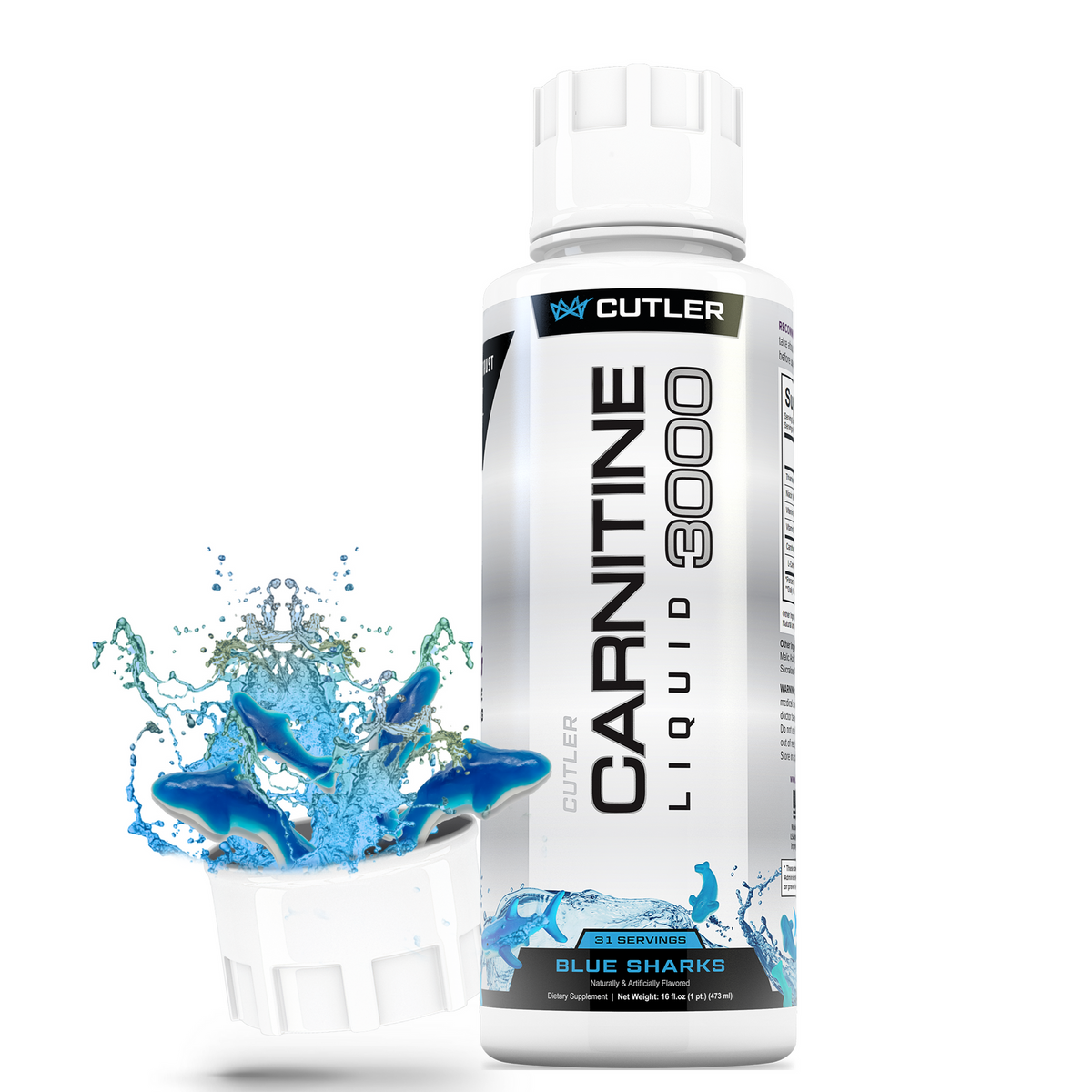 Cutter Carnitine Liquid 3000 – Blue Sharks — additional product view