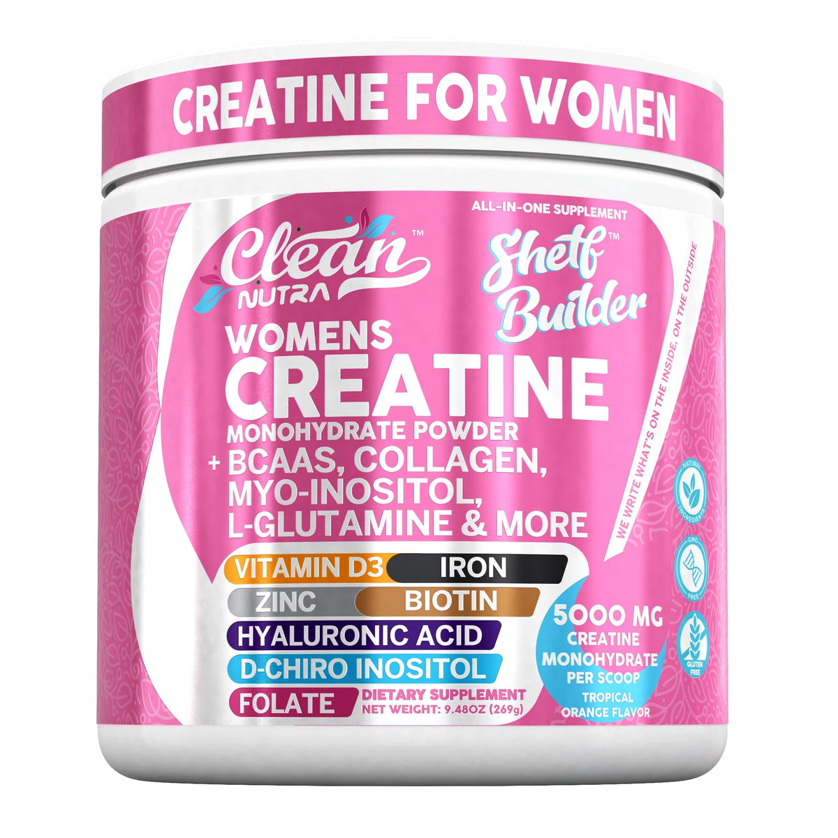 Clean Nutra Women's Creatine Monohydrate Powder — additional product view