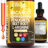 Adaptodrive Maca Root, Ashwagandha, Fenugreek, Beetroot & L-Arginine Liquid Drops — additional product view