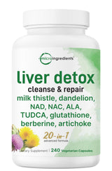 Micro Ingredients Liver Detox – 240 Capsules