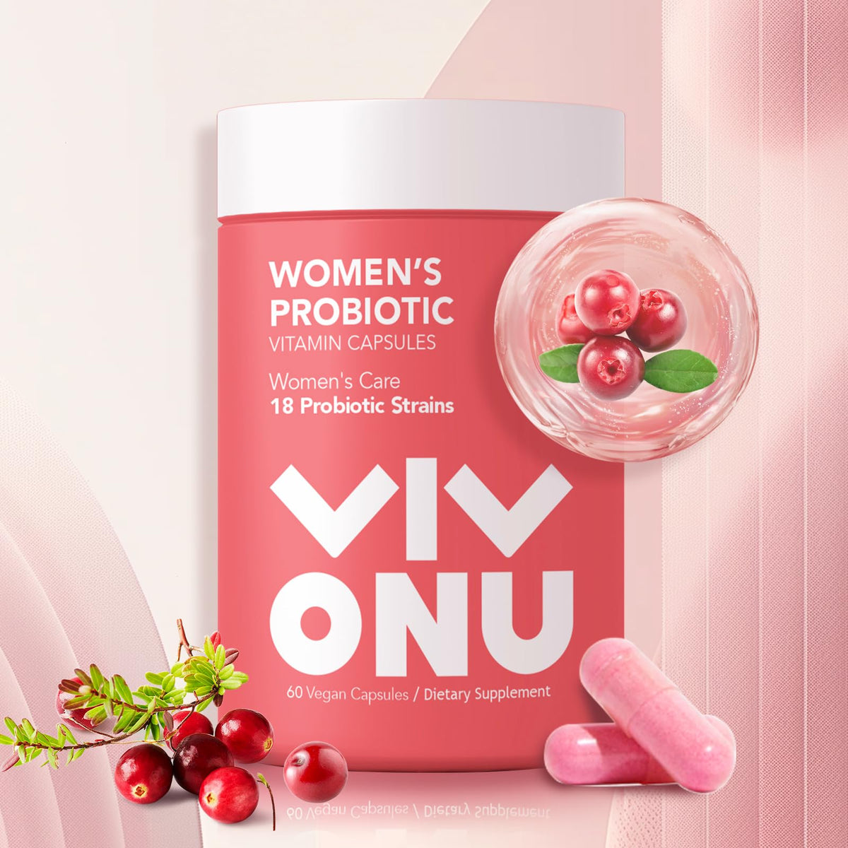Vivonu Women's Probiotic Vitamin Capsules