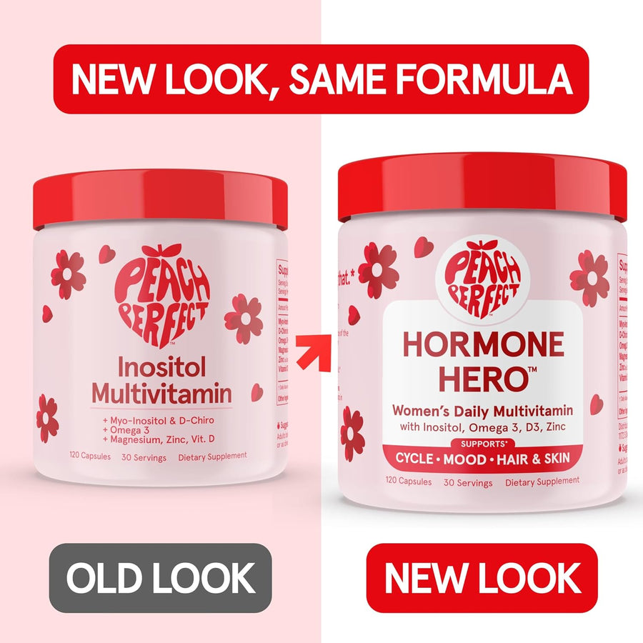 Peach Perfect Hormone Hero Women's Multivitamin Capsules