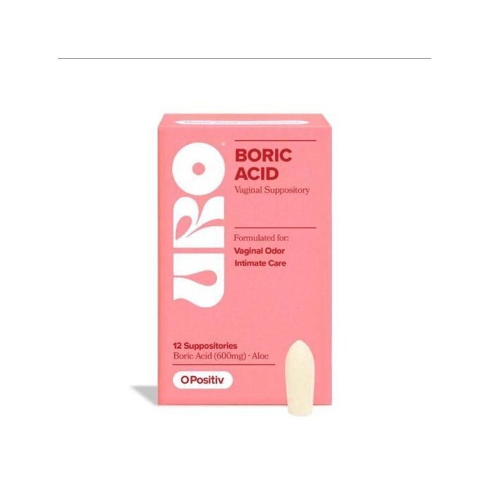 O Positiv URO Boric Acid Vaginal Suppositories