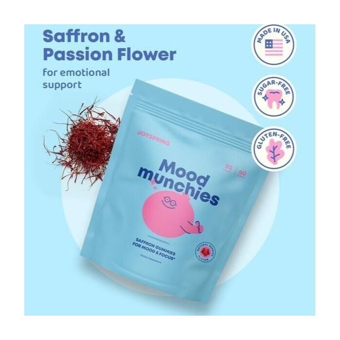 Mood Munchies Saffron & Passion Flower Gummies