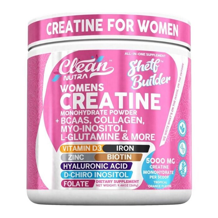 Clean Nutra Women's Creatine Monohydrate Powder