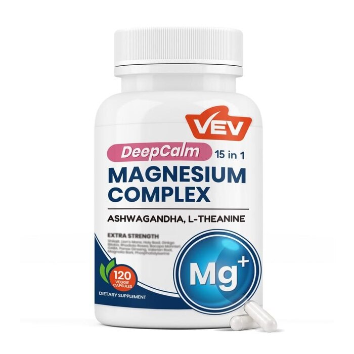 VEV DeepCalm 15-in-1 Magnesium Complex Capsules