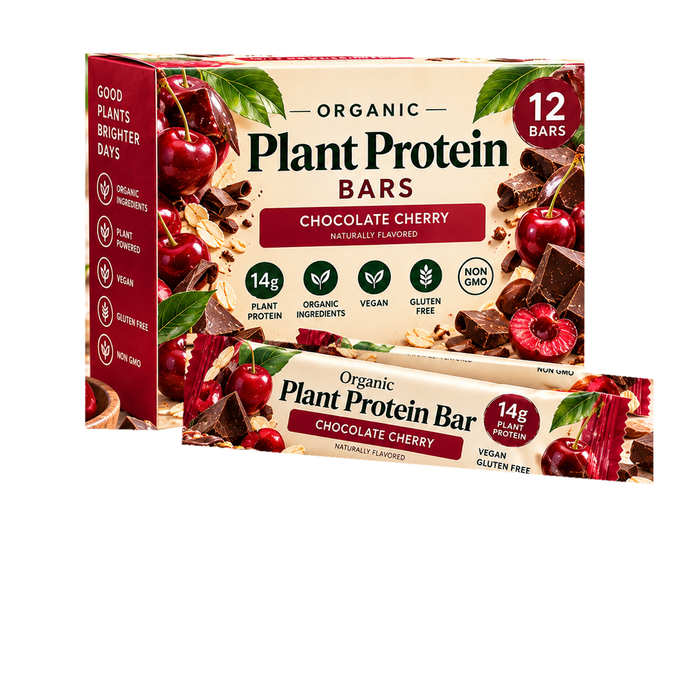 Chocolate Cherry 12-count protein bar box