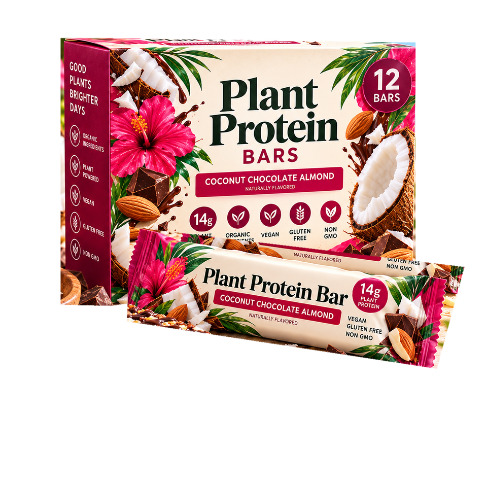 Coconut Chocolate Almond 12-count protein bar box