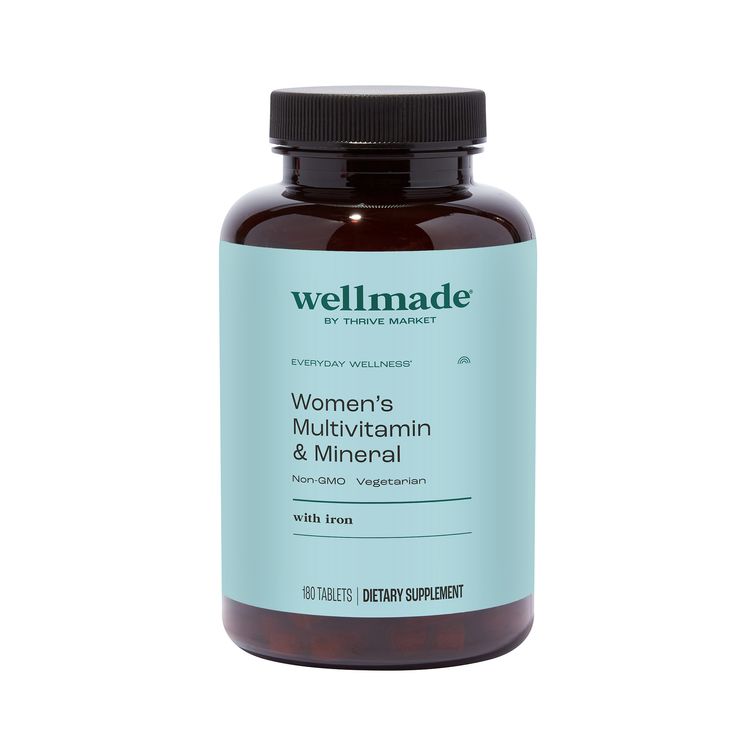 wellmade Women's Multivitamin & Mineral with Iron – 180 Tablets