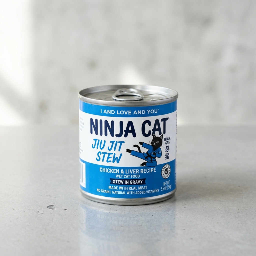 I And Love And You Ninja Cat Jiu Jit Stew Wet Cat Food